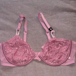 Victoria's Secret Pink Lace Underwire Bra